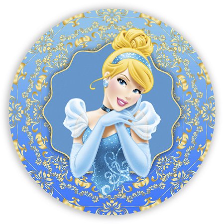 Capa Mini Painel Sublimado - Cinderela