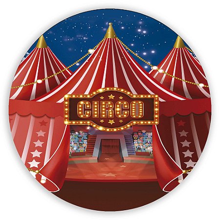 Mini Painel - Circo - Sublimado 3D