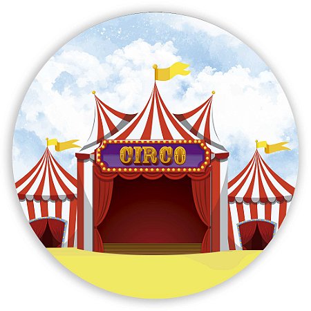 Mini Painel - Circo - Sublimado 3D