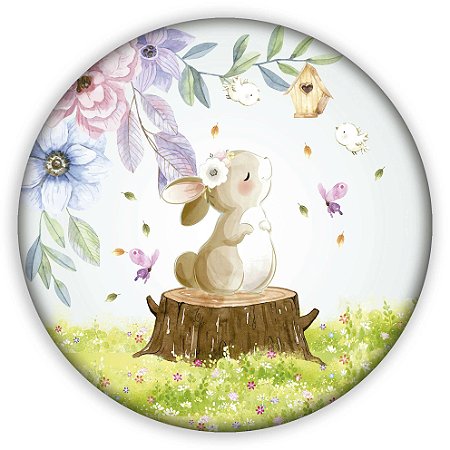 Capa Mini Painel Sublimado - Coelho