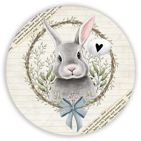 Capa Mini Painel Sublimado - Coelho da Pascoa