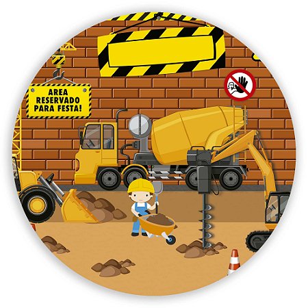 Capa Mini Painel Sublimado - Construcao