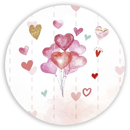 Mini Painel - Coracao - Sublimado 3D