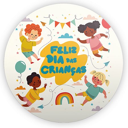 Capa Mini Painel Sublimado - Dia das Crianças
