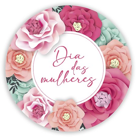 Capa Mini Painel Sublimado - Dia das Mulheres