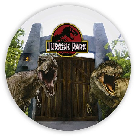 Mini Painel - Dinossauro Jurassic - Sublimado 3D