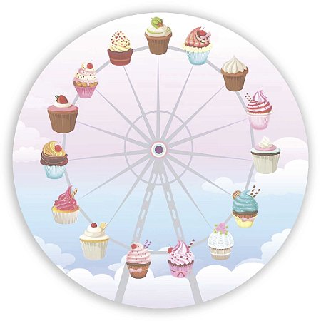 Mini Painel - Doces - Sublimado 3D