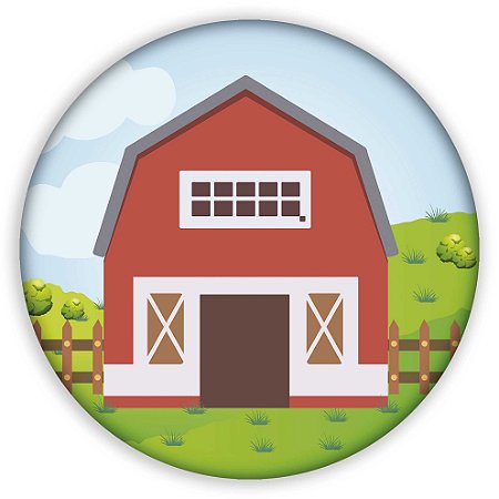 Capa Mini Painel Sublimado - Fazendinha