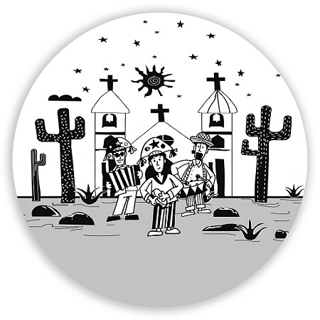 Mini Painel - Festa Junina - Sublimado 3D