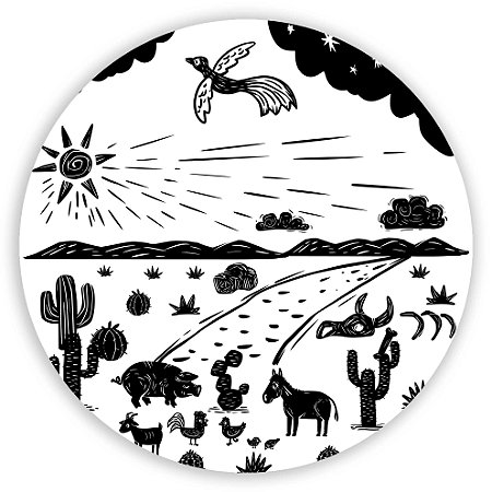 Mini Painel - Festa Junina - Sublimado 3D