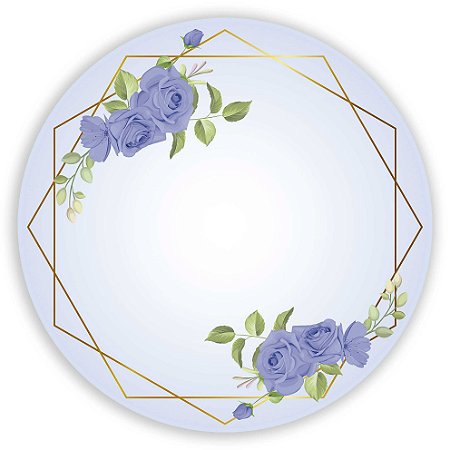 Mini Painel - Floral Geometrico - Sublimado 3D