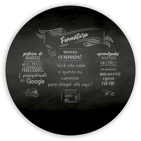 Capa Mini Painel Sublimado - Formatura