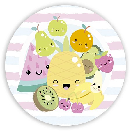 Mini Painel - Frutinhas - Sublimado 3D