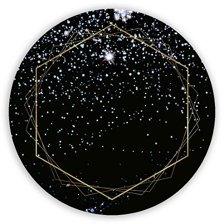 Capa Mini Painel Sublimado - Geometrico Glitter