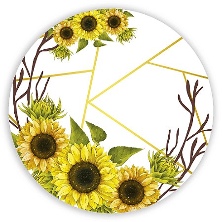 Mini Painel - Girassol - Sublimado 3D