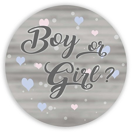 Mini Painel - Girl Boy Revelação - Sublimado 3D