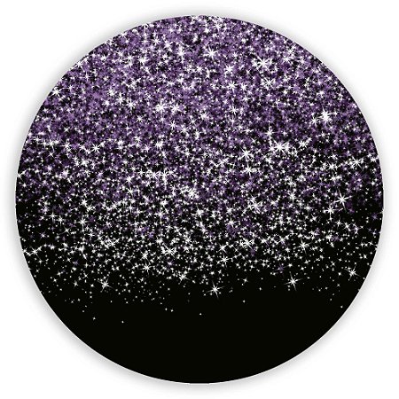 Mini Painel - Glitter Lilás - Sublimado 3D