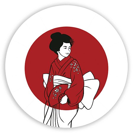 Mini Painel - Gueixa - Sublimado 3D