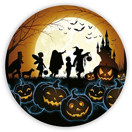 Capa Mini Painel Sublimado - Halloween