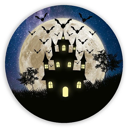 Capa Mini Painel Sublimado - Halloween