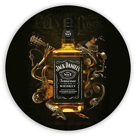 Mini Painel - Jack Daniels - Sublimado 3D