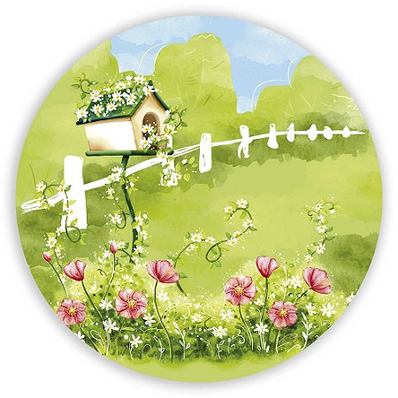 Mini Painel - Jardim - Sublimado 3D