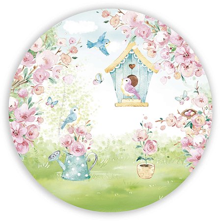 Capa Mini Painel Sublimado - Jardim