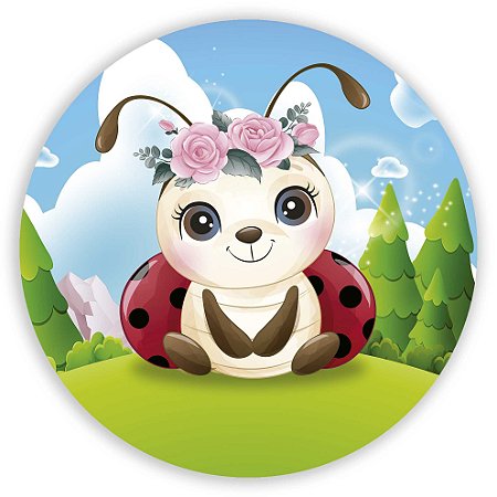 Mini Painel - Joaninha - Sublimado 3D