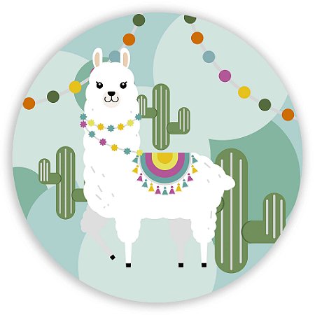 Mini Painel - Lhama - Sublimado 3D