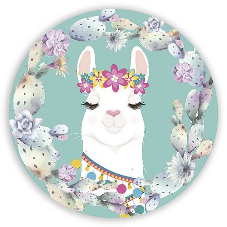 Mini Painel - Lhama - Sublimado 3D