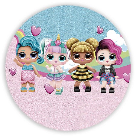 Mini Painel - LOL Surprise - Sublimado 3D