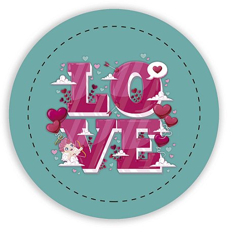 Mini Painel - Love - Sublimado 3D