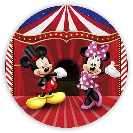 Capa Mini Painel Sublimado - Mickey Circo