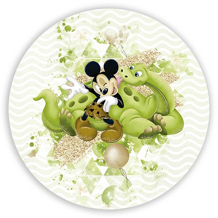 Mini Painel - Mickey Dino - Sublimado 3D