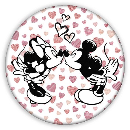 Mini Painel - Mickey e Minnie - Sublimado 3D