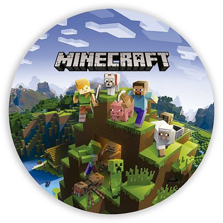 Capa Mini Painel Sublimado - Minecraft