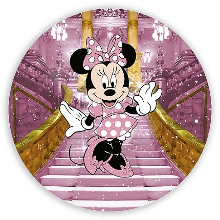 Mini Painel - Minnie Castelo - Sublimado 3D