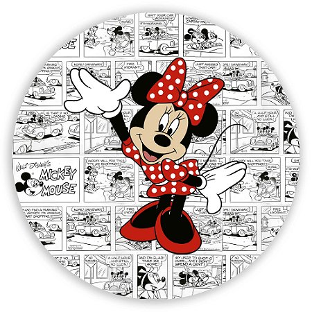 Mini Painel - Minnie Quadrinhos - Sublimado 3D