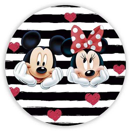 Mini Painel - Minnie Vermelha - Sublimado 3D