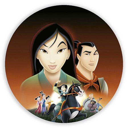 Capa Mini Painel Sublimado - Mulan