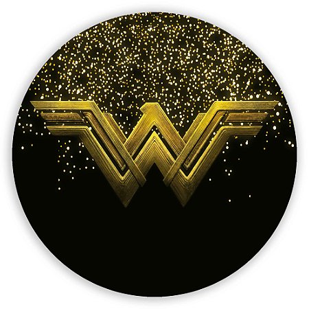 Mini Painel - Mulher Maravilha Glitter - Sublimado 3D