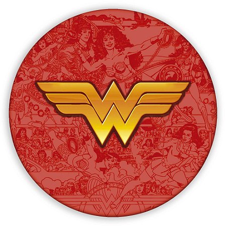 Capa Mini Painel Sublimado - Mulher Maravilha Simbolo