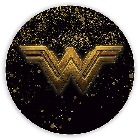 Capa Mini Painel Sublimado - Mulher Maravilha Simbolo