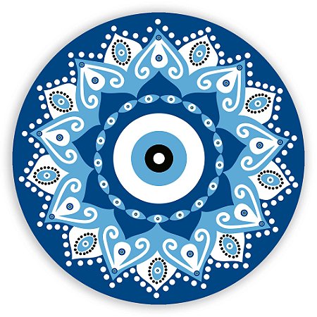 Mini Painel - Olho Grego Mandala - Sublimado 3D