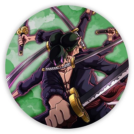 Mini Painel - One Piece Zoro - Sublimado 3D
