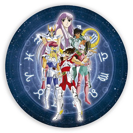 Capa Mini Painel Sublimado - Os Cavaleiros do Zodíaco