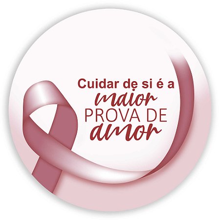 Mini Painel - Outubro Rosa - Sublimado 3D