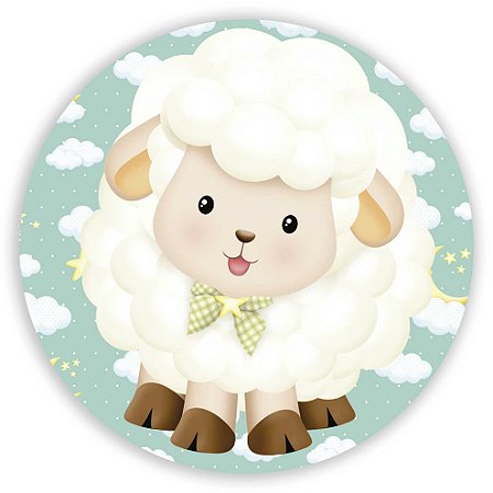 Mini Painel - Ovelha Verde - Sublimado 3D