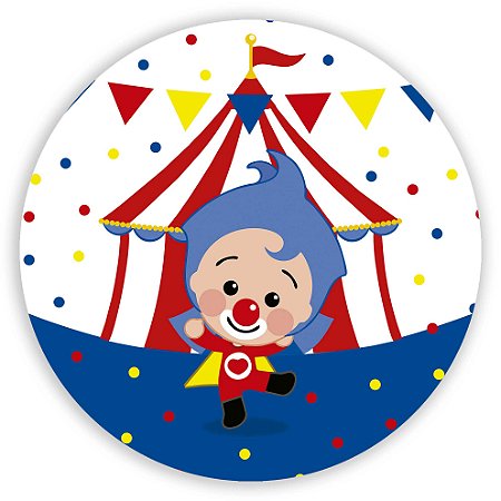 Mini Painel - Palhaço Plim Plim - Sublimado 3D