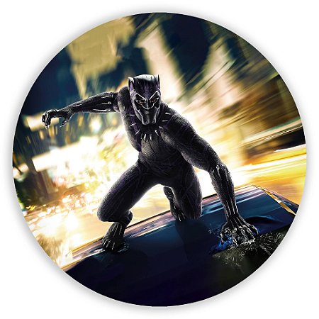 Mini Painel - Pantera Negra - Sublimado 3D